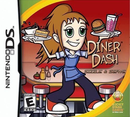 Diner Dash - Sizzle & Serve (SQUiRE) (USA) Game Cover